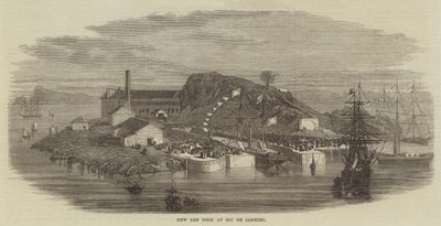 New Dry Dock at Rio de Janeiro by English School