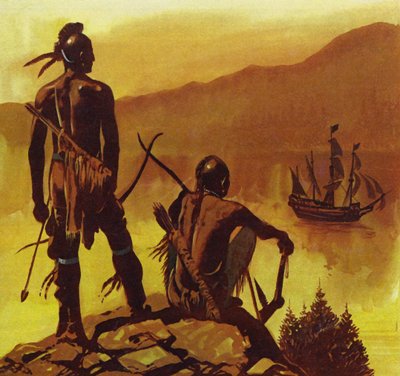 New France had few inhabitants other than the native Indians by English School