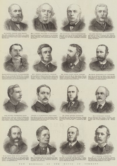 New Members of the House of Commons by English School