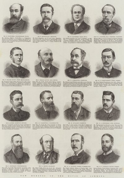 New Members of the House of Commons by English School