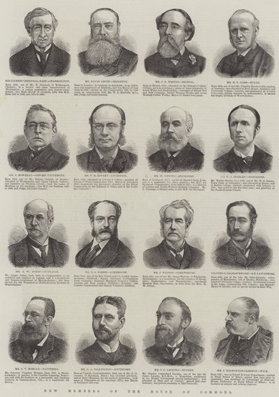New Members of the House of Commons by English School