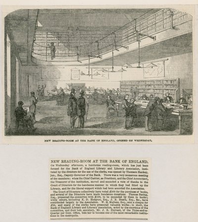 New Reading Room at the Bank of England by English School