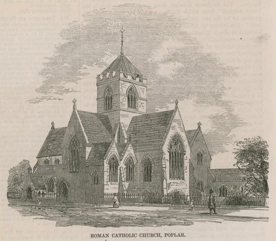 New Roman Catholic Church Near West India Docks by English School