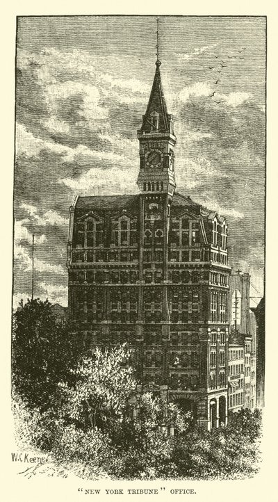 New York Tribune office by English School
