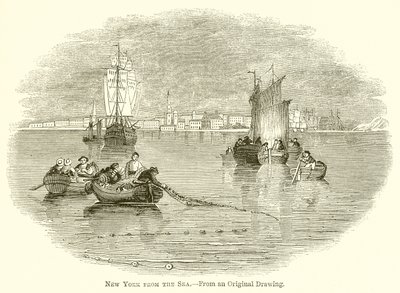 New York from the Sea by English School