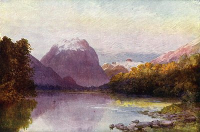New Zealand: At the Head of Lake Te Anau by English School