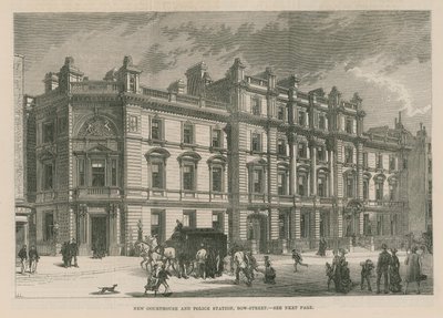 New Courthouse and Police Station on Bow Street by English School