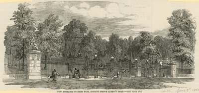 New Entrance to Hyde Park, Opposite Prince Albert