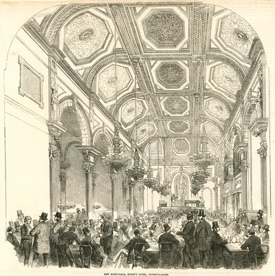 New music hall, Evans Hotel, Covent Garden, London by English School