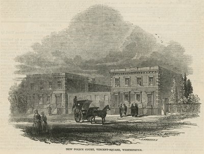 New Police Court in Vincent Square by English School
