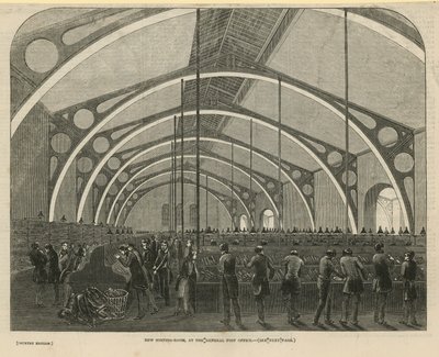 New Sorting Room at the General Post Office by English School