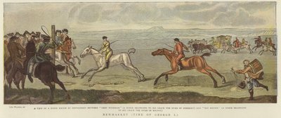 Newmarket at the Time of George I by English School