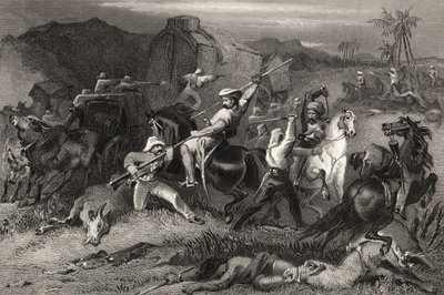 Night Sortie and Attack on Baggage Waggons, from 