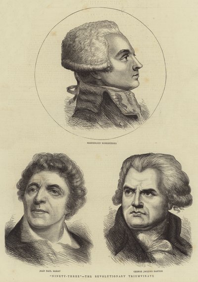 "Ninety-Three", the Revolutionary Triumvirate by English School