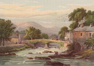 North of Wales, Beddgelert by English School