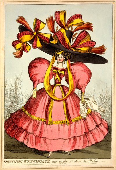 Nothing Extenuate nor Aught Set Down in Malice, 1827 by English School