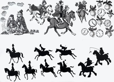 Nursery Rhyme Illustration by English School