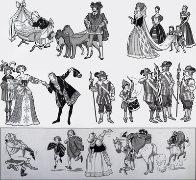 Nursery Rhyme Illustration by English School