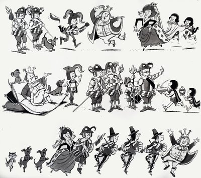 Nursery Rhyme Illustrations by English School