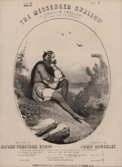 O Swallow Swallow, from Tennyson’s The Princess by English School