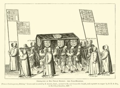 Obsequies of Sir Philip Sidney, the Pall-Bearers by English School