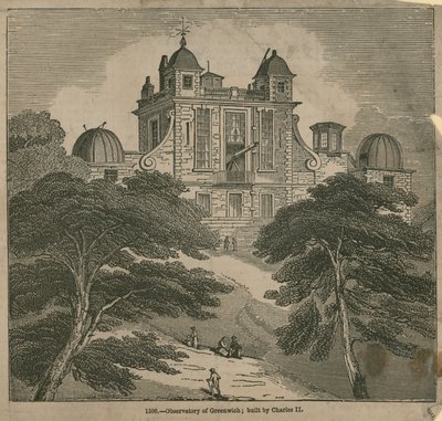 Observatory at Greenwich, London, built by Charles II by English School
