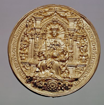 Obverse of the seal of Henry VIII (1491-1547) by English School