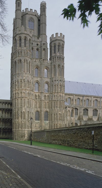 Octagon Tower, from the south, built 1322 by English School