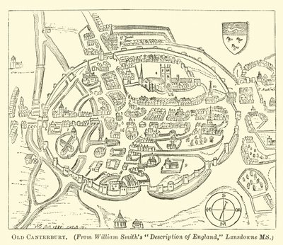 Old Canterbury by English School