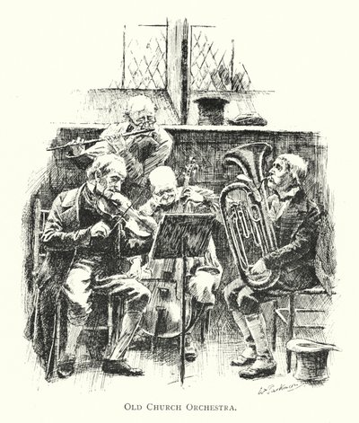 Old Church Orchestra by English School