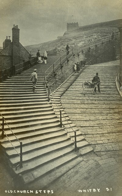 Old Church Steps, Whitby by English School