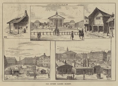 Old Covent Garden Market by English School