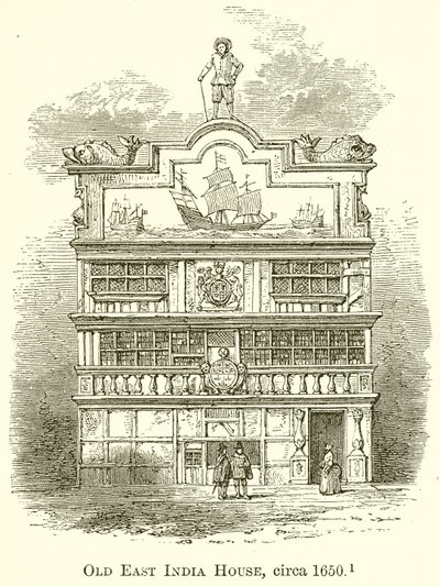 Old East India House, circa 1650 by English School