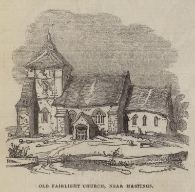 Old Fairlight Church, near Hastings by English School
