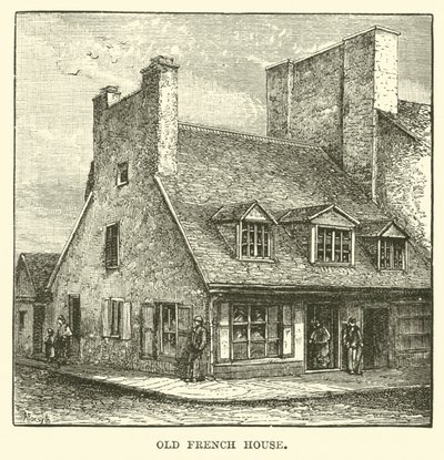 Old French House by English School