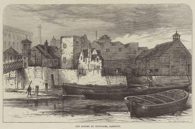 Old Houses at Nine-Elms, Lambeth by English School