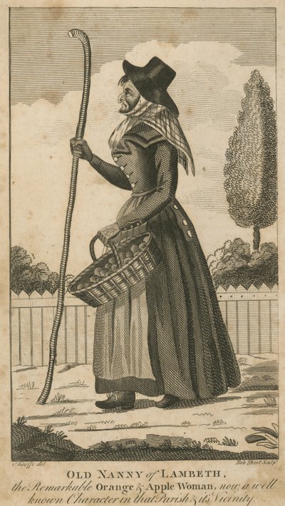 Old Nanny of Lambeth, the Remarkable Orange and Apple Woman by English School