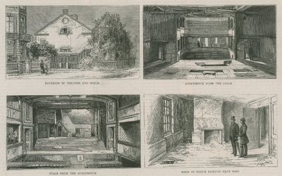 Old Richmond Theatre and Edmund Keans house, now being pulled down by English School