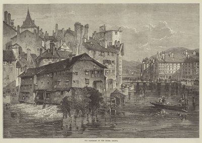 Old Tanneries on the Rhone, Geneva by English School