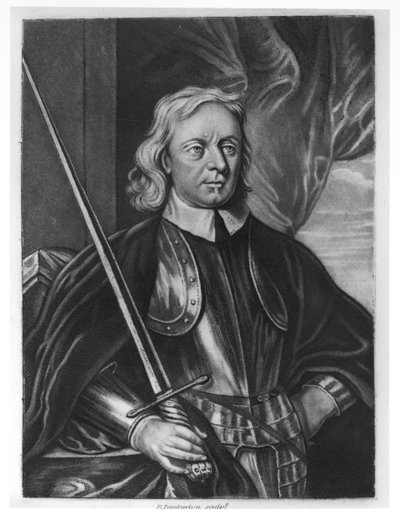 Oliver Cromwell (1599-1658) Illustration from 
