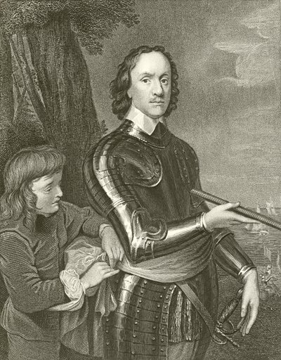 Oliver Cromwell by English School