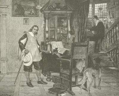 Oliver Cromwell visits Milton by English School