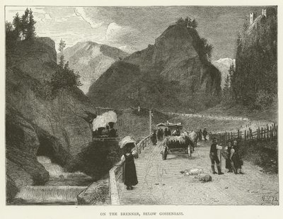 On the Brenner, below Gossensass by English School