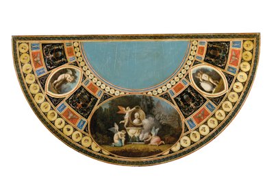 One of a pair of George III tea-tables, possibly Irish, c.1780 by English School