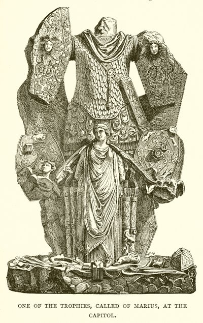 One of the Trophies, Called of Marius, at the Capitol by English School