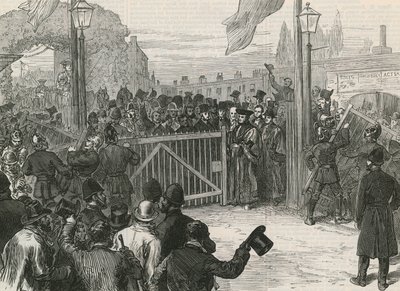 Opening of Kew Bridge Free of Toll by English School