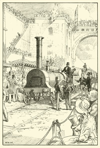 Opening of Liverpool & Manchester Railway by English School