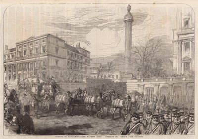 Opening of Parliament - Her Majesty Passing Through St James