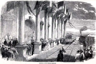 Opening of the Madras Railway by English School