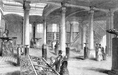 Opening of the Museum of Practical Geology, Jermyn Street, London - The Great Hall by English School